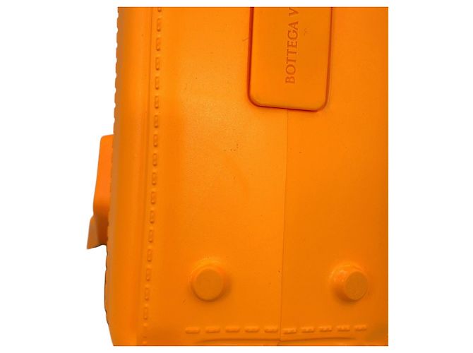 Borsa a mano Bottega Veneta Arco Tote Mini in gomma Arancione - vista 7