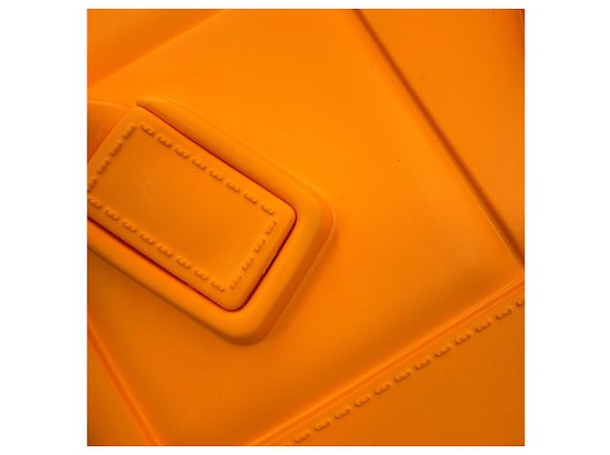 Borsa a mano Bottega Veneta Arco Tote Mini in gomma Arancione - vista 8