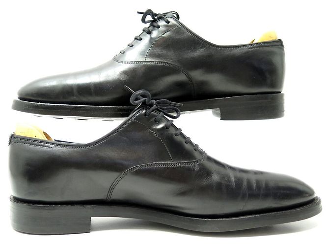 SCARPE OXFORD JOHN LOBB GARNIER II 9E 43 IN PELLE NERA Nero - vista 2