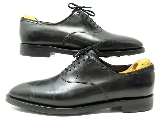 SCARPE OXFORD JOHN LOBB GARNIER II 9E 43 IN PELLE NERA Nero - vista 3