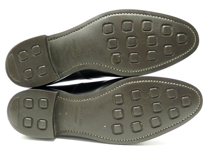SCARPE OXFORD JOHN LOBB GARNIER II 9E 43 IN PELLE NERA Nero - vista 6