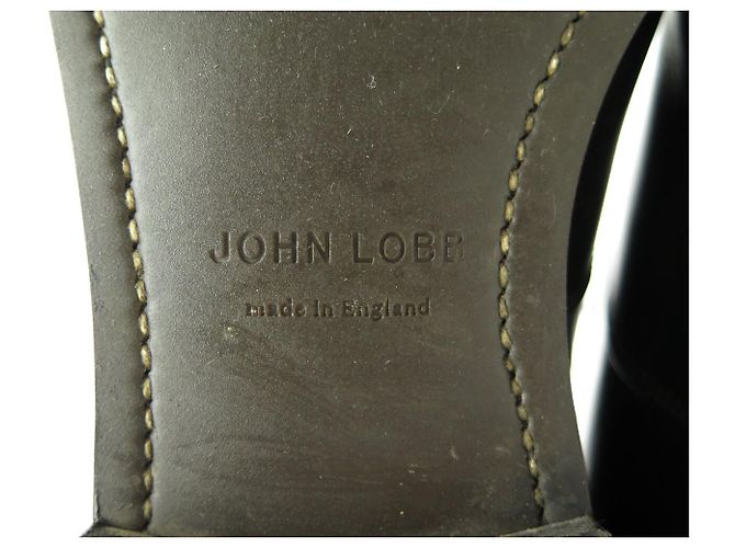 SCARPE OXFORD JOHN LOBB GARNIER II 9E 43 IN PELLE NERA Nero - vista 7