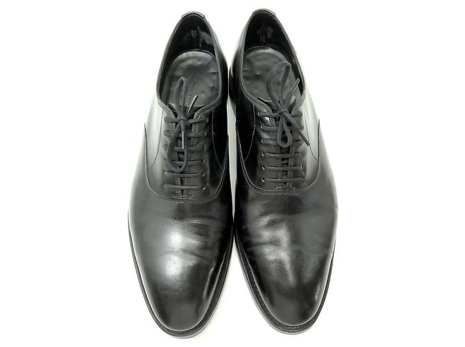 SCARPE OXFORD JOHN LOBB GARNIER II 9E 43 IN PELLE NERA Nero - vista 8