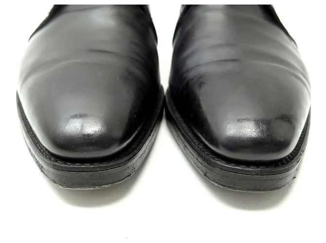 STIVALETTI IN PELLE JOHN LOBB ROMSEY 8.5E 42.5 CHUKKA Nero - vista 4