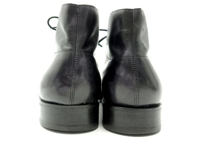 STIVALETTI IN PELLE JOHN LOBB ROMSEY 8.5E 42.5 CHUKKA Nero - vista 5