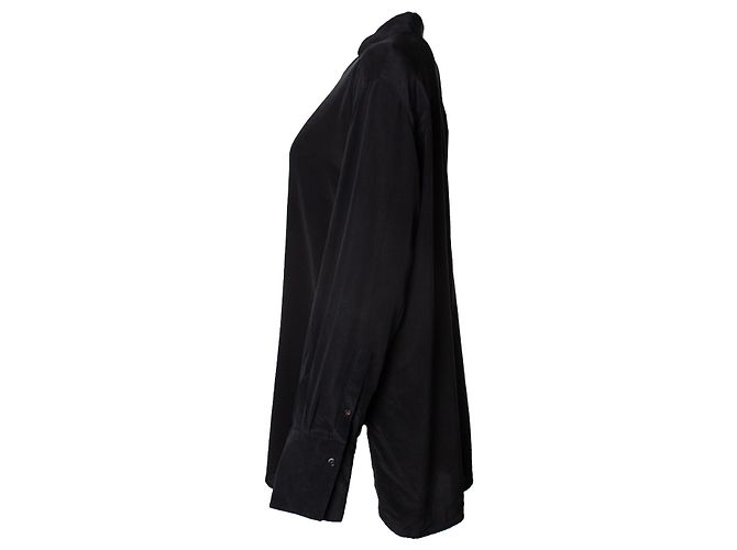 Joseph, camicia di seta nera Nero - vista 2