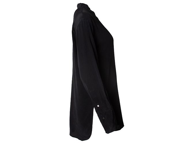 Joseph, camicia di seta nera Nero - vista 4