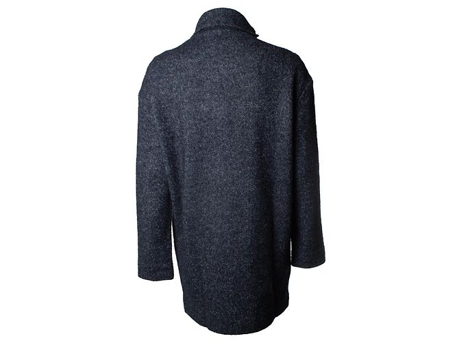 Isabel Marant Etoile, Strickkleid mit Rollkragen Blau - Ansicht 3
