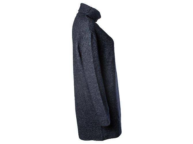 Isabel Marant Etoile, Strickkleid mit Rollkragen Blau - Ansicht 4