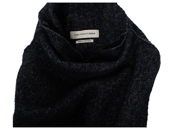 Isabel Marant Etoile, Strickkleid mit Rollkragen Blau - Ansicht 5