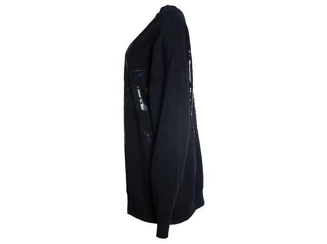 Faith Connexion Faith Conexxion, schwarzer Pullover mit glänzendem Print - Ansicht 3
