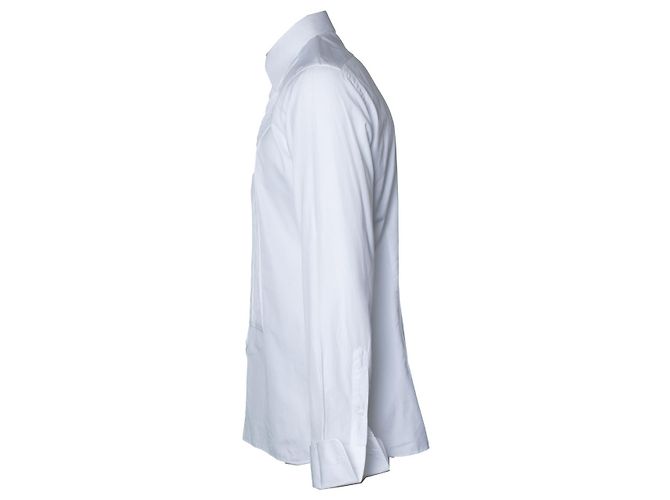 Tom Ford, Camicia da smoking con pieghe in bianco - vista 3