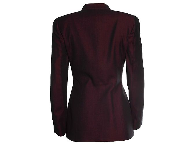 Thierry Mugler, completo in misto bordeaux Rosso Bordò - vista 4