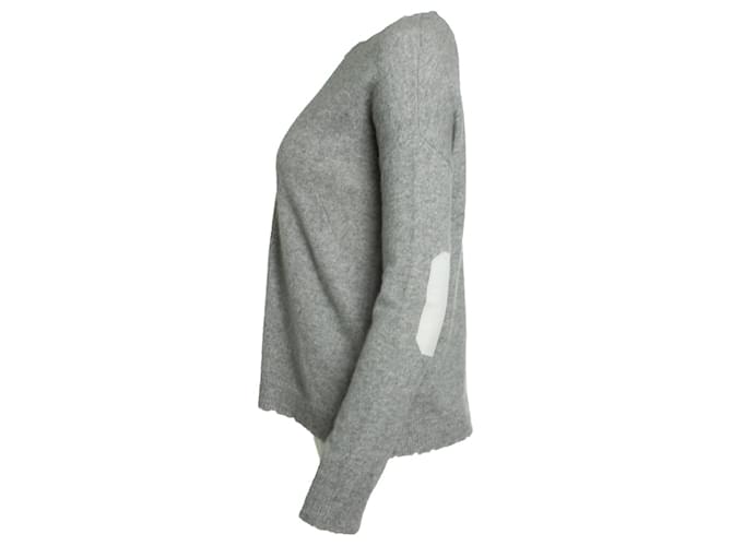 Zadig & Voltaire, grauer Strickpullover aus Kaschmir - Ansicht 2