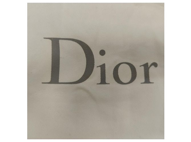 Clutch verticale Diorama di Dior con borchie in denim di cotone blu navy - vista 10