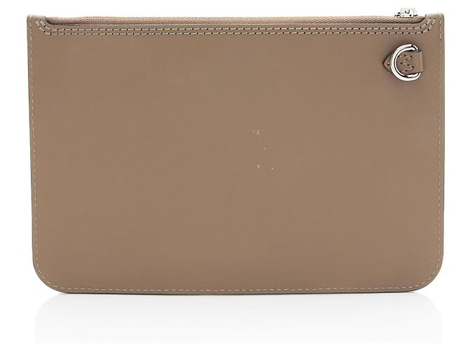 Pochette de cuero Louis Vuitton Castaño Beige - vista 3