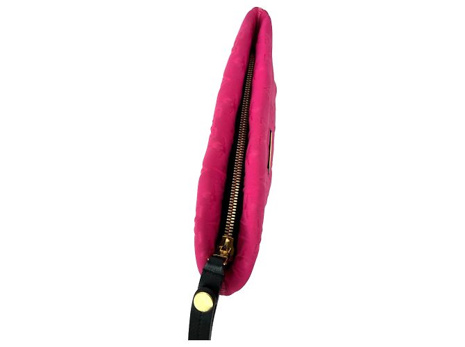 Louis Vuitton Scuba Fuchsia Pochette Wristlet oder Clutch Bag LIMITED EDITION Pink - Ansicht 10