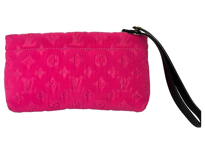 Louis Vuitton Scuba Fuchsia Pochette Wristlet oder Clutch Bag LIMITED EDITION Pink - Ansicht 2