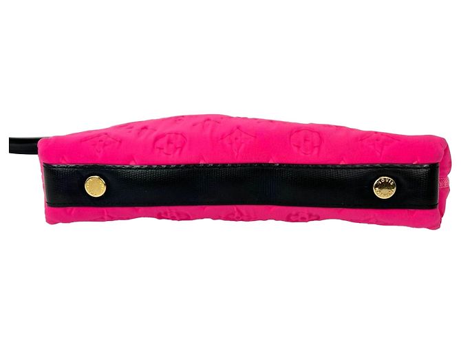 Louis Vuitton Scuba Fuchsia Pochette Wristlet oder Clutch Bag LIMITED EDITION Pink - Ansicht 4
