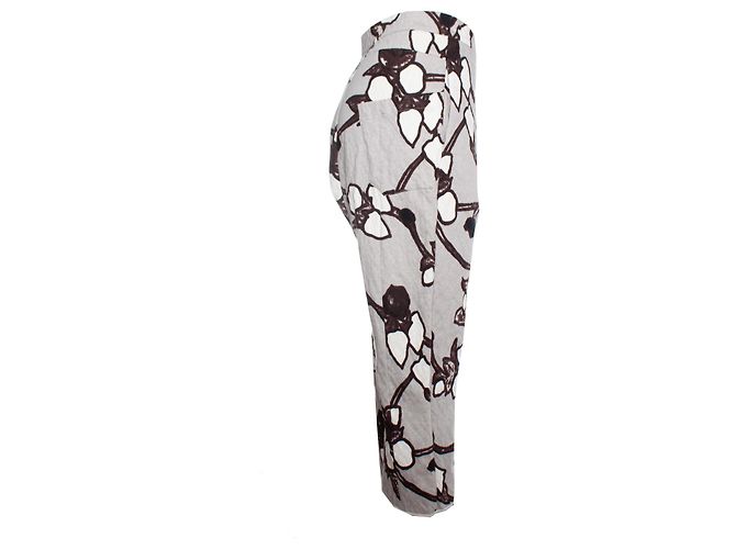 Marni, Hose mit Blumenprint Mehrfarben - Ansicht 3