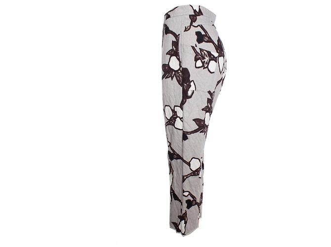 Marni, Hose mit Blumenprint Mehrfarben - Ansicht 4