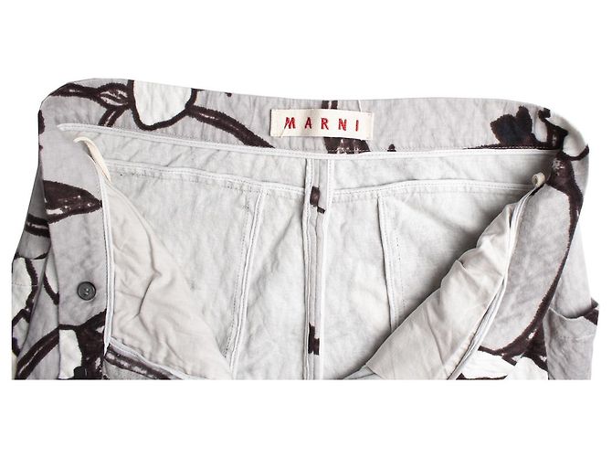 Marni, Hose mit Blumenprint Mehrfarben - Ansicht 6
