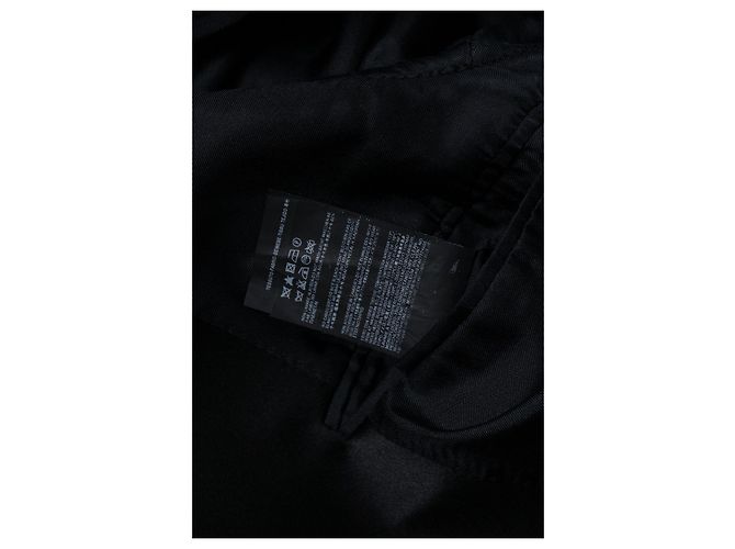 Saint Laurent, blazer nero con revers lucidi - vista 4