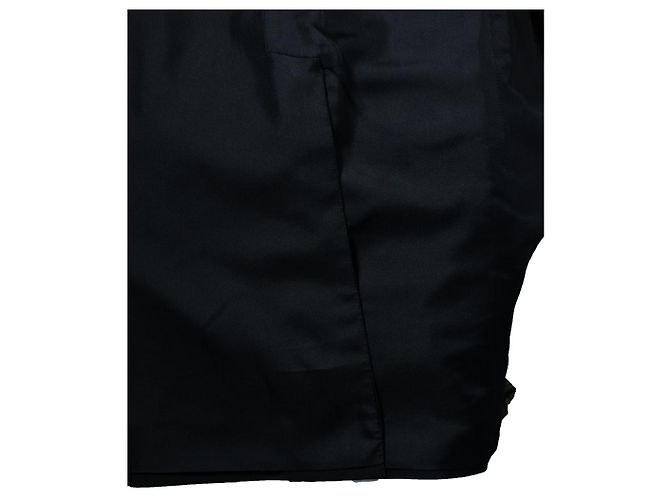 Saint Laurent, blazer nero con revers lucidi - vista 7