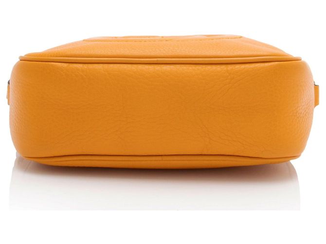 Borsa Soho Disco in pelle Gucci Arancione - vista 4