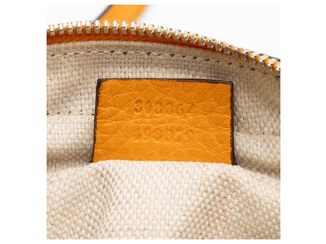 Borsa Soho Disco in pelle Gucci Arancione - vista 6