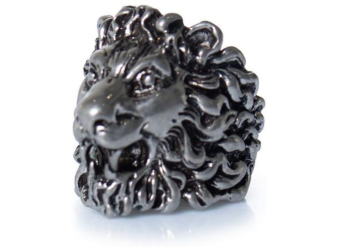 Gucci, Unisex Löwenkopfring aus Silber Metallisch - Ansicht 3
