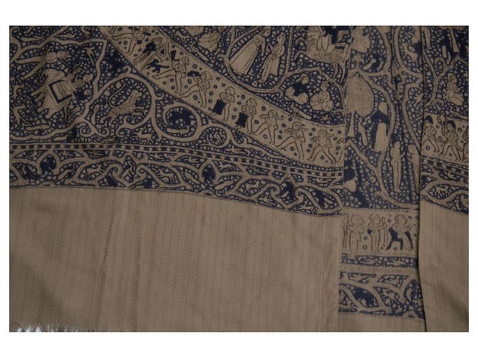 Hermès Hermes, Kaschmir-Poncho Lalbhai dalpatbhai Braun - Ansicht 10