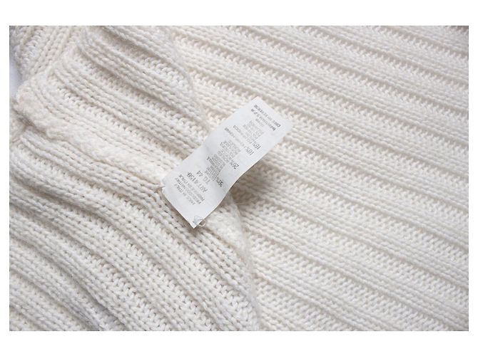 Emporio Armani, Strickjacke in Creme Weiß Roh - Ansicht 5