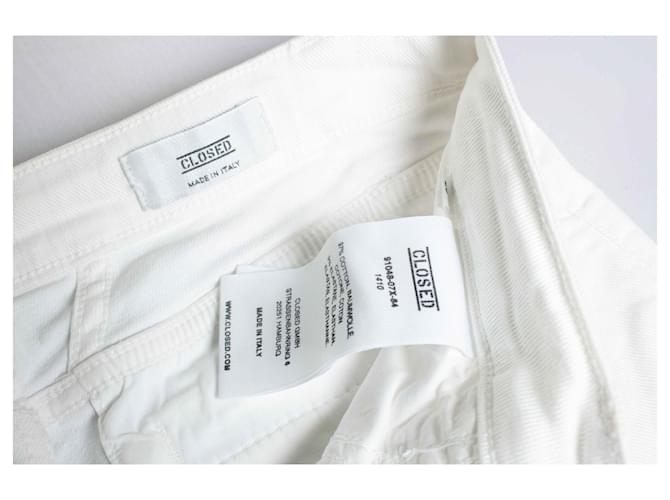 CLOSED, jeans biker blanco con cremalleras - vista 6