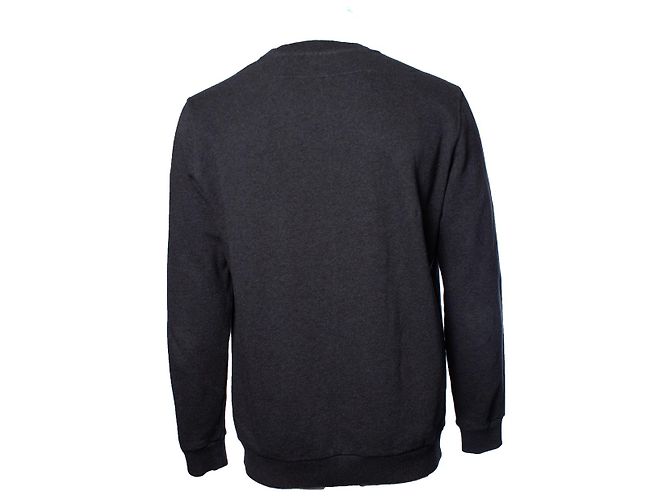 Givenchy, Maglione grigio a girocollo con stampa - vista 2