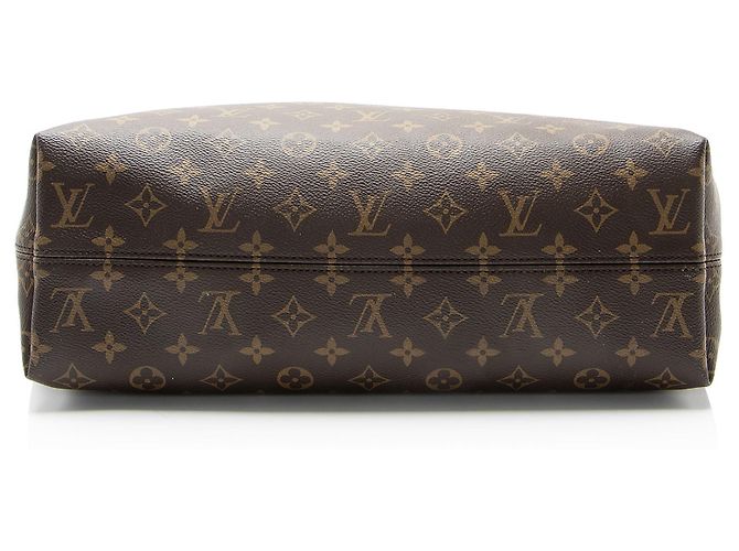 Louis Vuitton Monogram Canvas Graceful MM Hobo Marrone - vista 4