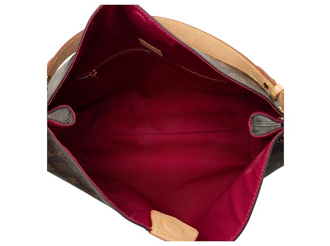 Louis Vuitton Monogram Canvas Graceful MM Hobo Marrone - vista 7