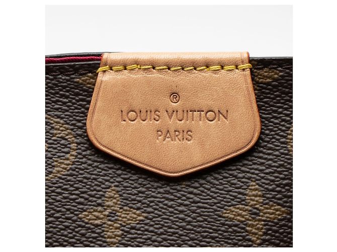 Louis Vuitton Monogram Canvas Graceful MM Hobo Marrone - vista 9