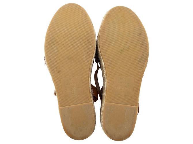Valentino Garavani Espadrilles con zeppa Valentino Leather Rose Atelier 03 - Taglia 8.5 / 38.5 - vista 6