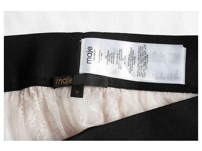 Maje, falda de encaje rosa - vista 7