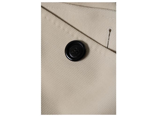 Ami, cappotto beige con 2 tasche a filetto Marrone - vista 6