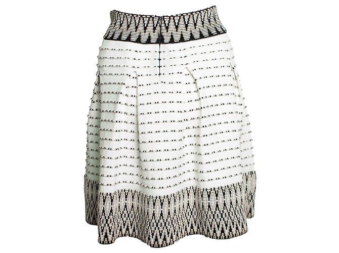 Falda de jacquard Jiselle de Maje, blanco - vista 3