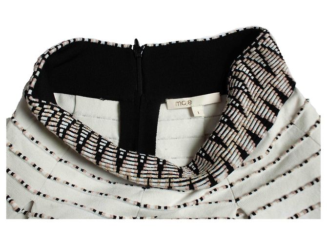 Falda de jacquard Jiselle de Maje, blanco - vista 6