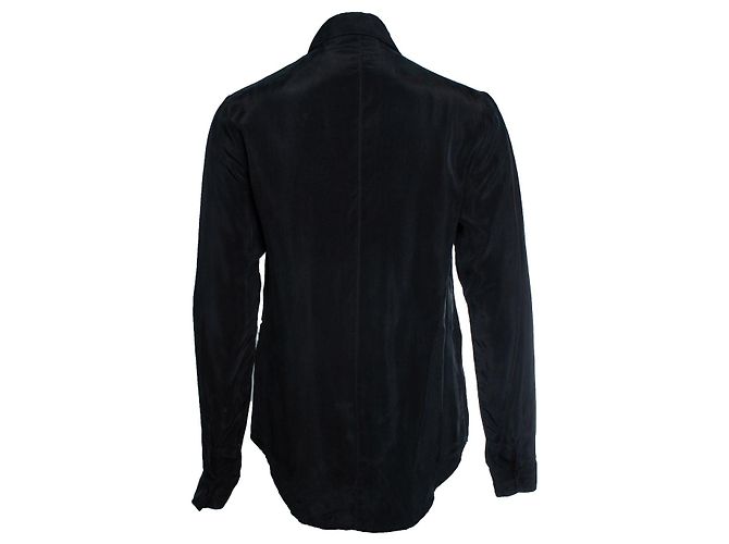 Anine Bing, Camicia nera con tasche Nero - vista 3