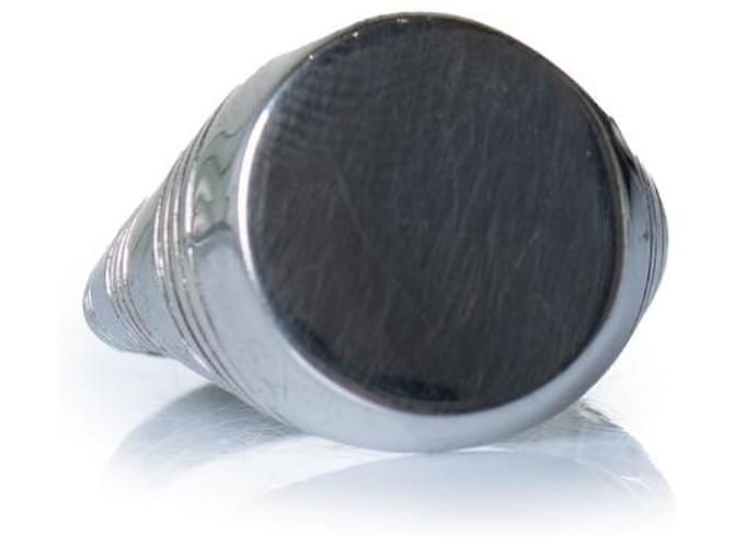 Apc A.P.C., anello sigillo in argento Metallico - vista 2