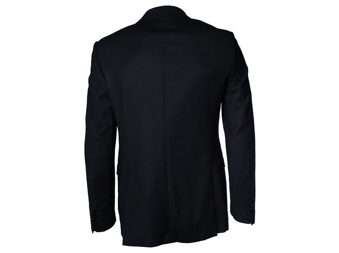 Neil Barrett Neil barret, black structured blazer jacket - view 3