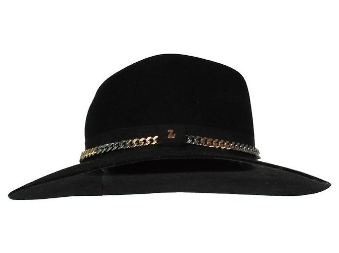 Zadig & Voltaire, cappello Amelia con catena nero - vista 2