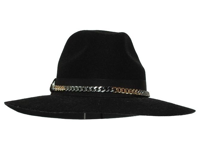 Zadig & Voltaire, cappello Amelia con catena nero - vista 5