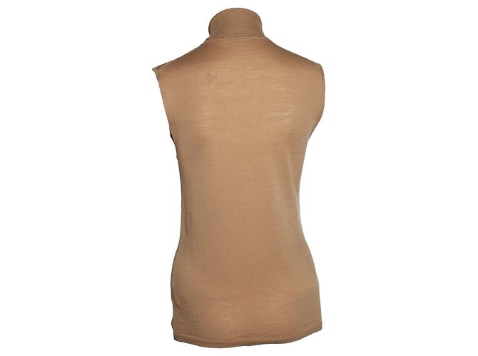 Gerard Darel, top a collo alto a coste marrone - vista 3