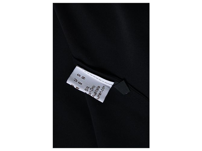 Autre Marque Albus Lumen, camicia in seta nera Nero - vista 5